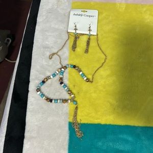 NWT Ashley Cooper Necklace/Earring set